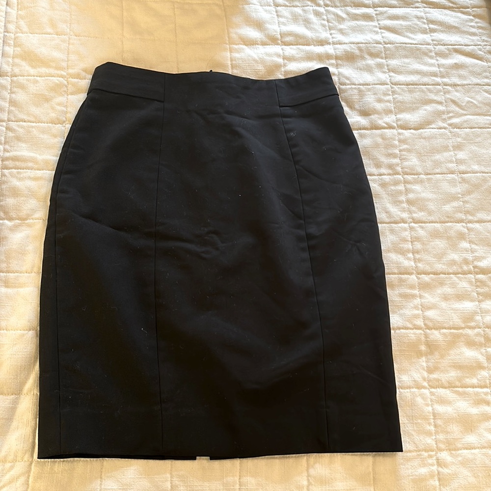 Staple black pencil skirt for work